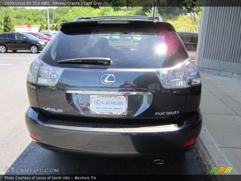 Smokey Granite / Light Gray 2009 Lexus RX 350 AWD