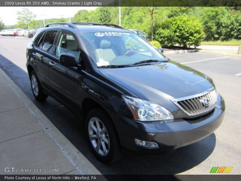 Smokey Granite / Light Gray 2009 Lexus RX 350 AWD