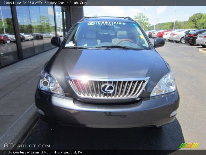 Smokey Granite / Light Gray 2009 Lexus RX 350 AWD