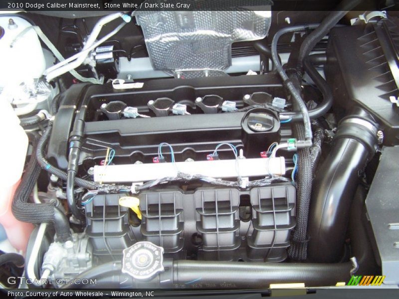 Stone White / Dark Slate Gray 2010 Dodge Caliber Mainstreet