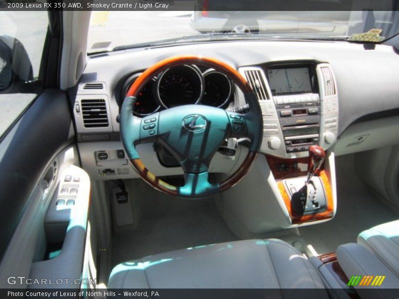 Smokey Granite / Light Gray 2009 Lexus RX 350 AWD
