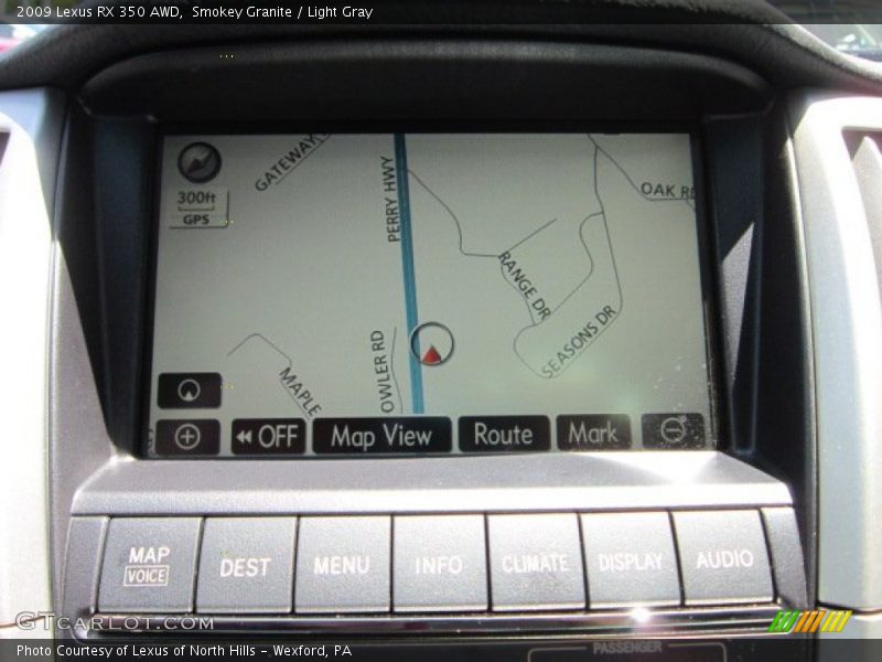 Smokey Granite / Light Gray 2009 Lexus RX 350 AWD