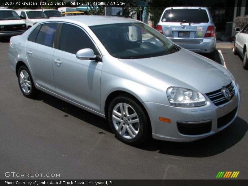 Reflex Silver Metallic / Art Gray 2007 Volkswagen Jetta 2.5 Sedan