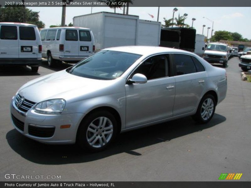Reflex Silver Metallic / Art Gray 2007 Volkswagen Jetta 2.5 Sedan