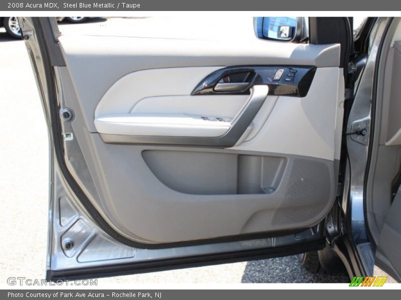 Steel Blue Metallic / Taupe 2008 Acura MDX