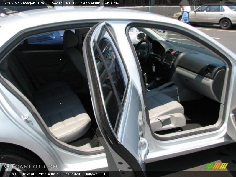 Reflex Silver Metallic / Art Gray 2007 Volkswagen Jetta 2.5 Sedan