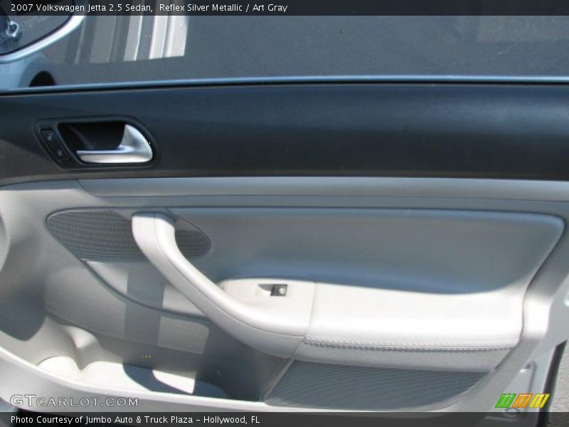 Reflex Silver Metallic / Art Gray 2007 Volkswagen Jetta 2.5 Sedan