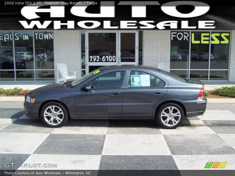 Titanium Grey Metallic / Taupe 2009 Volvo S60 2.5T