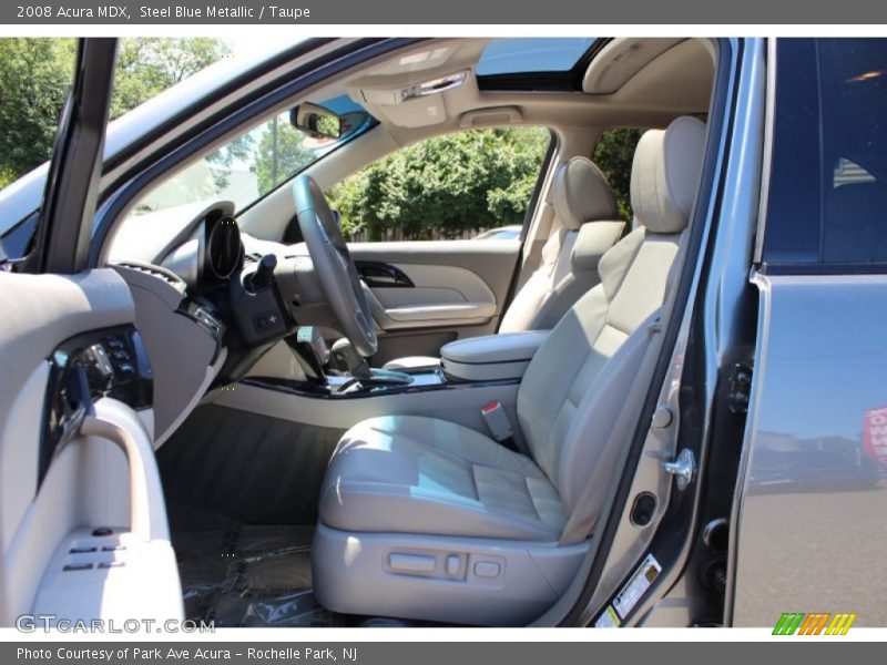 Steel Blue Metallic / Taupe 2008 Acura MDX
