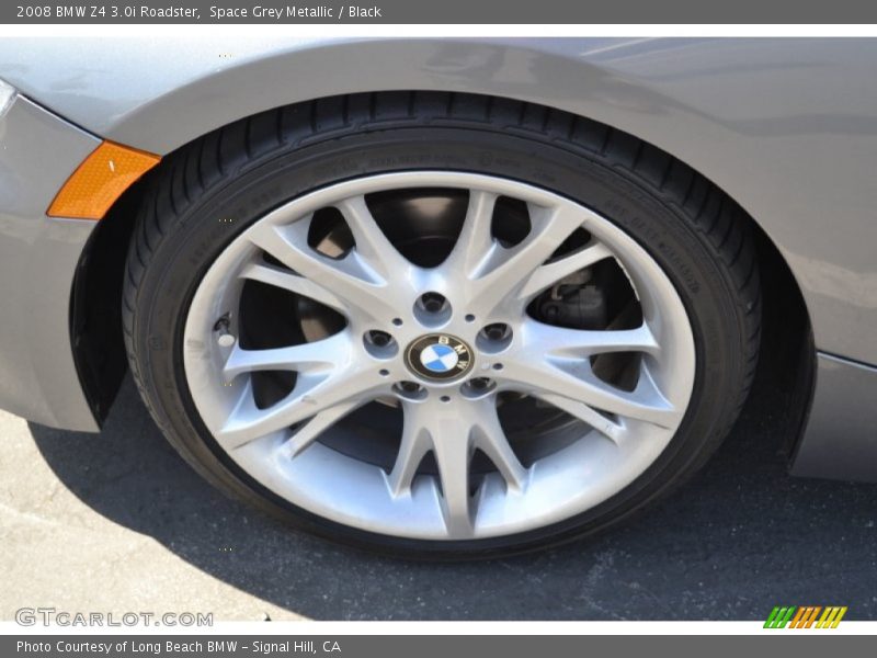 Space Grey Metallic / Black 2008 BMW Z4 3.0i Roadster