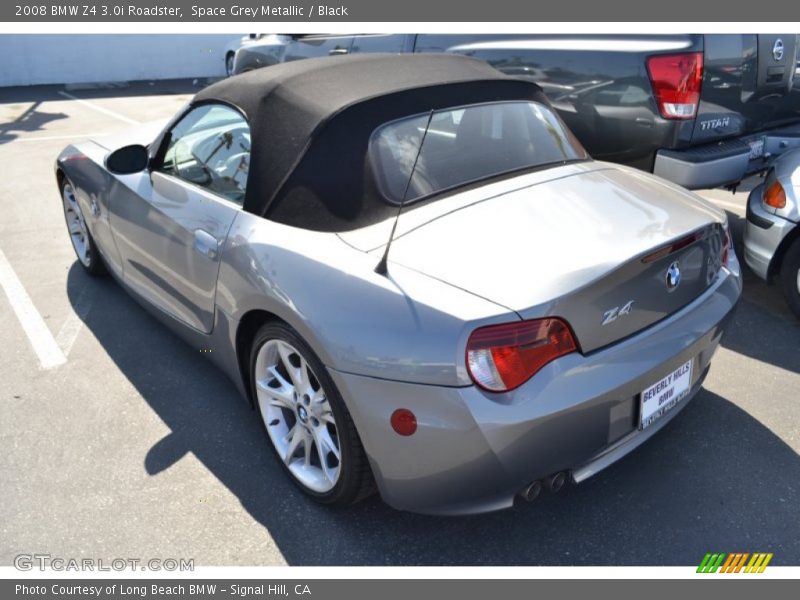 Space Grey Metallic / Black 2008 BMW Z4 3.0i Roadster