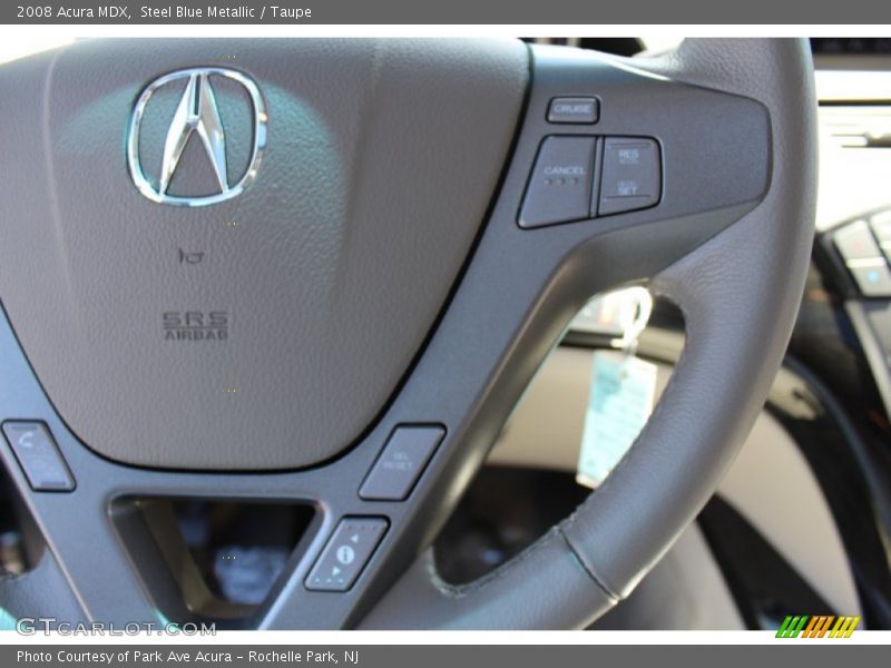 Steel Blue Metallic / Taupe 2008 Acura MDX