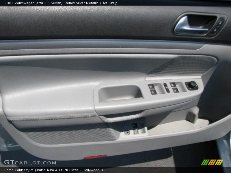 Reflex Silver Metallic / Art Gray 2007 Volkswagen Jetta 2.5 Sedan