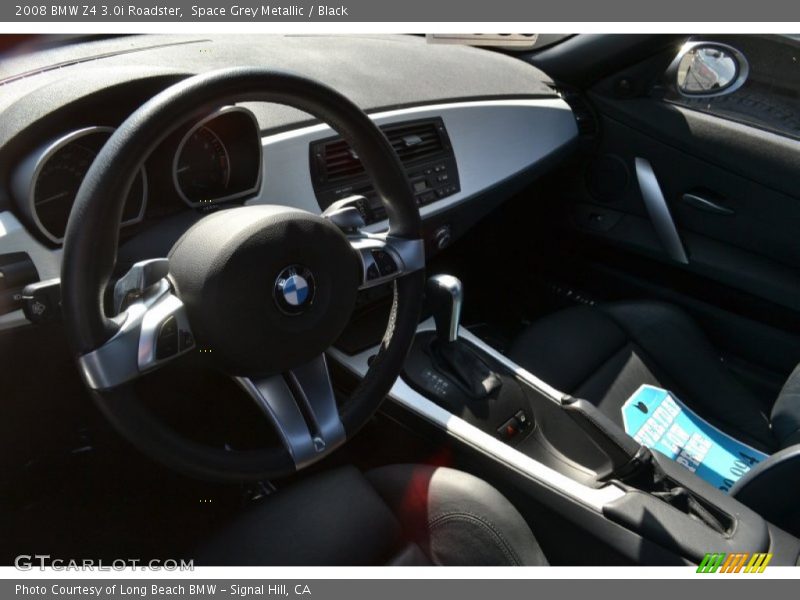Space Grey Metallic / Black 2008 BMW Z4 3.0i Roadster