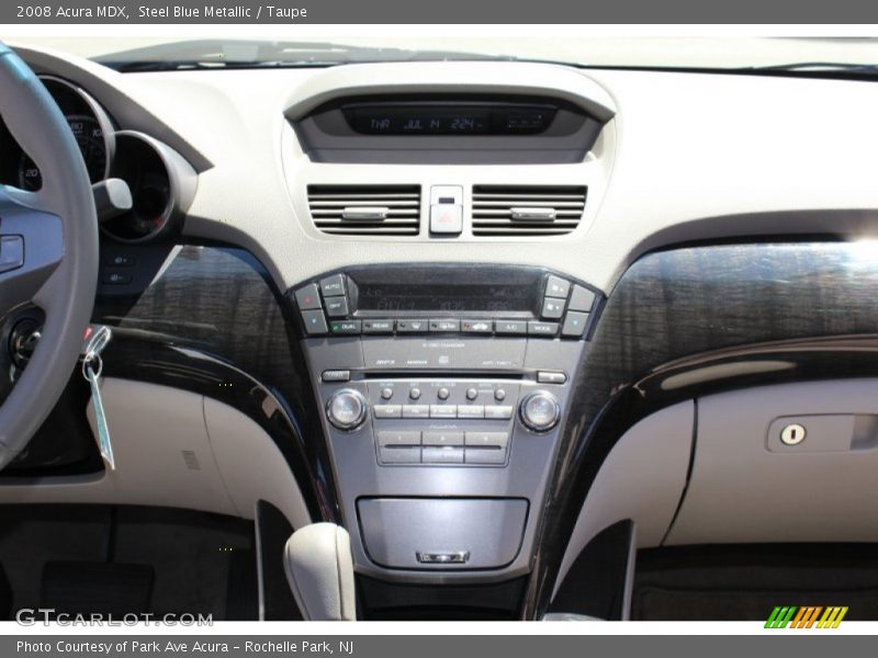 Steel Blue Metallic / Taupe 2008 Acura MDX