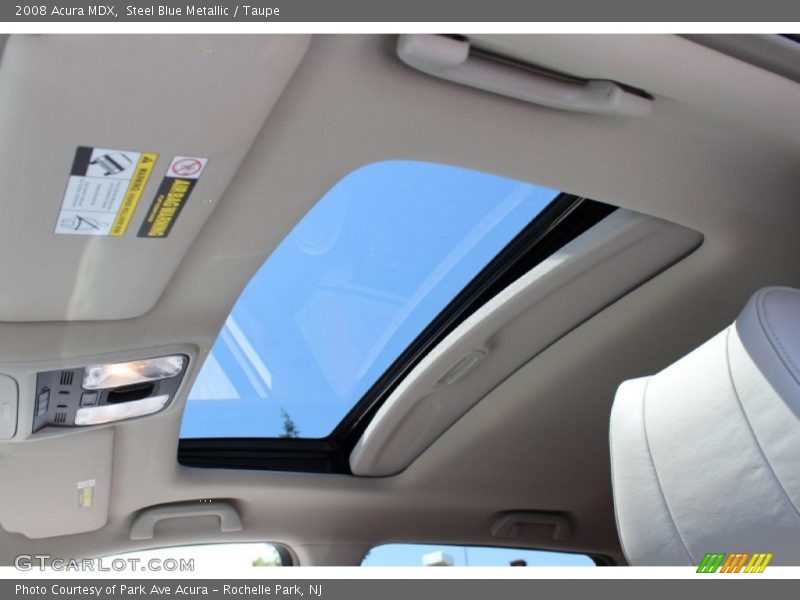 Steel Blue Metallic / Taupe 2008 Acura MDX