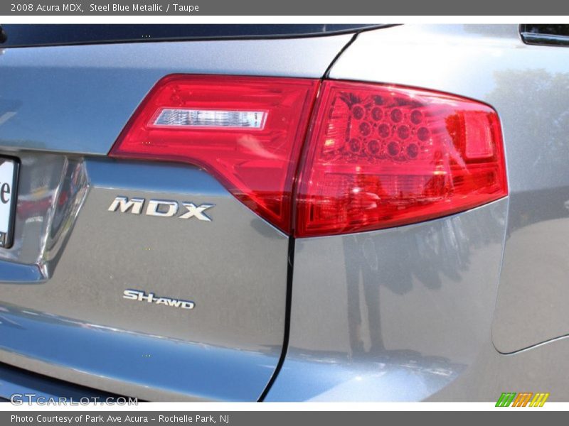 Steel Blue Metallic / Taupe 2008 Acura MDX