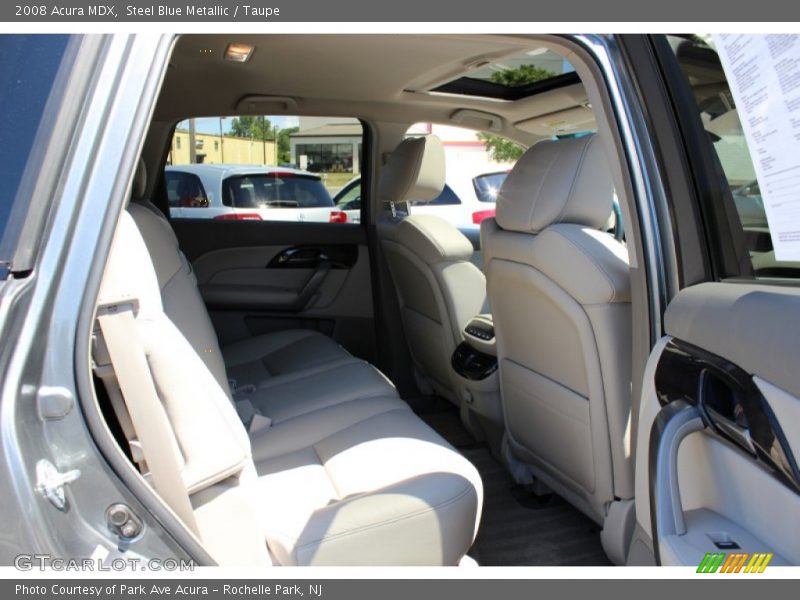 Steel Blue Metallic / Taupe 2008 Acura MDX