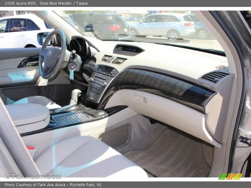 Steel Blue Metallic / Taupe 2008 Acura MDX