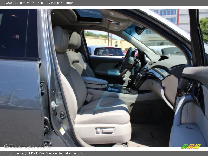 Steel Blue Metallic / Taupe 2008 Acura MDX