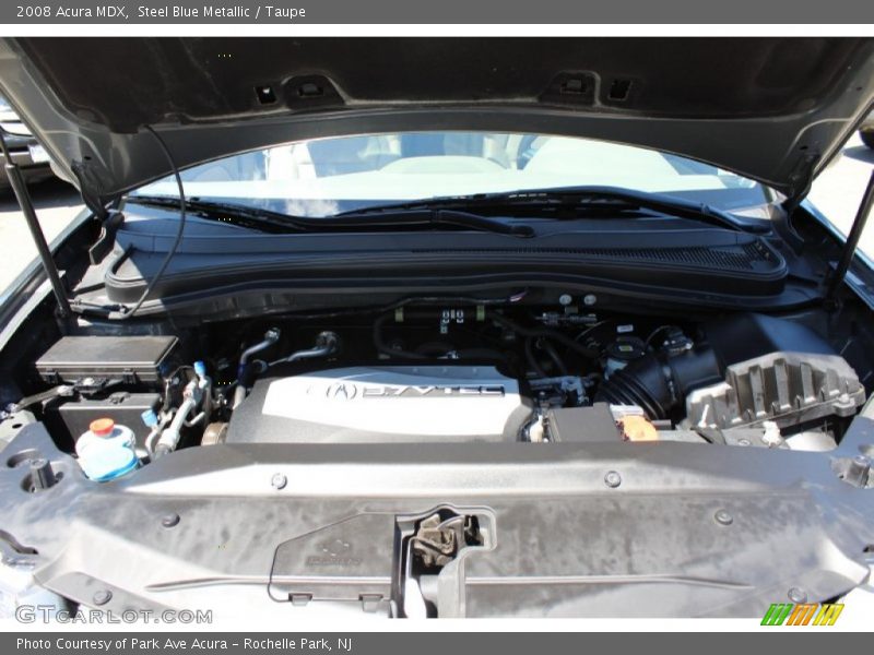 Steel Blue Metallic / Taupe 2008 Acura MDX