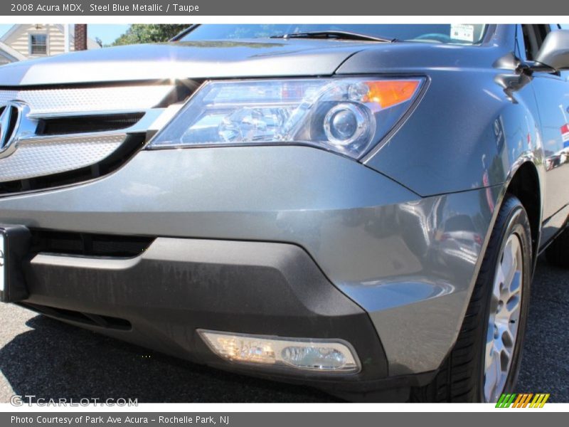 Steel Blue Metallic / Taupe 2008 Acura MDX