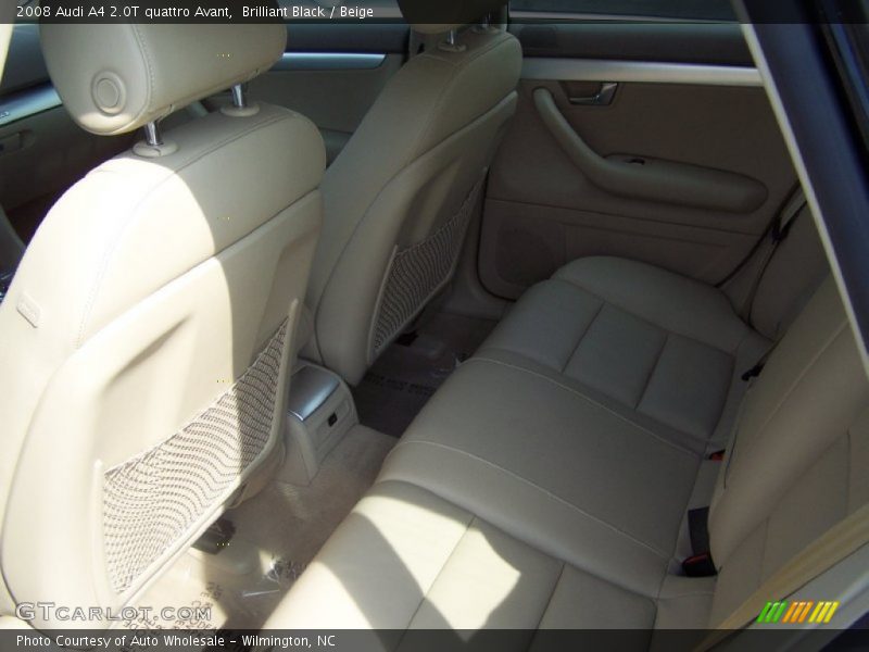 Brilliant Black / Beige 2008 Audi A4 2.0T quattro Avant