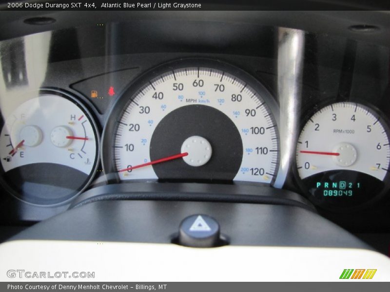 Atlantic Blue Pearl / Light Graystone 2006 Dodge Durango SXT 4x4