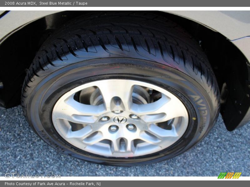 Steel Blue Metallic / Taupe 2008 Acura MDX