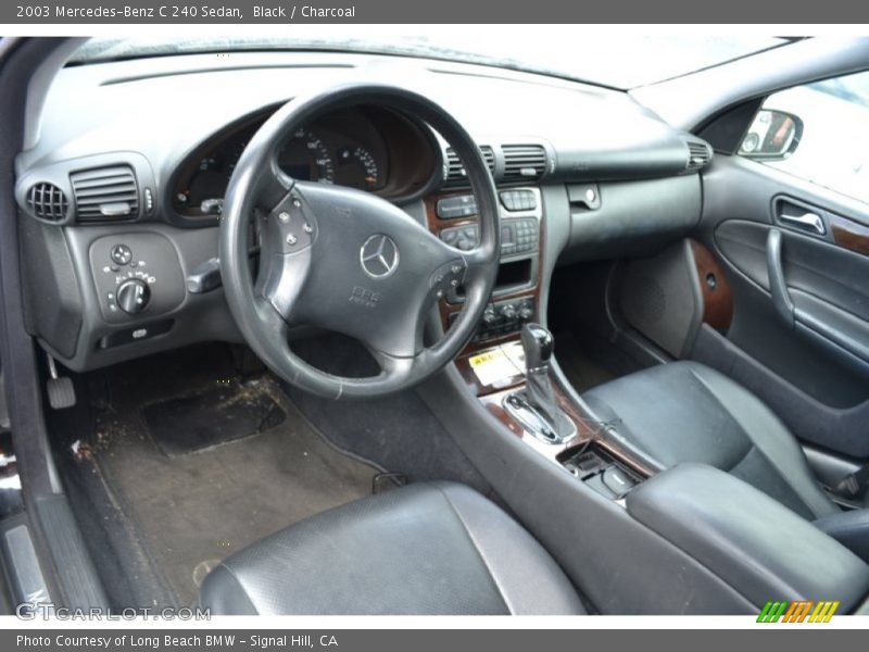 Black / Charcoal 2003 Mercedes-Benz C 240 Sedan