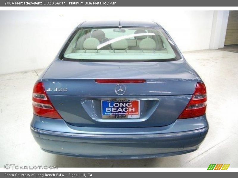 Platinum Blue Metallic / Ash 2004 Mercedes-Benz E 320 Sedan