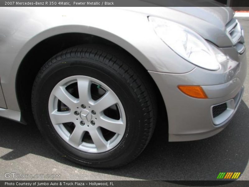 Pewter Metallic / Black 2007 Mercedes-Benz R 350 4Matic