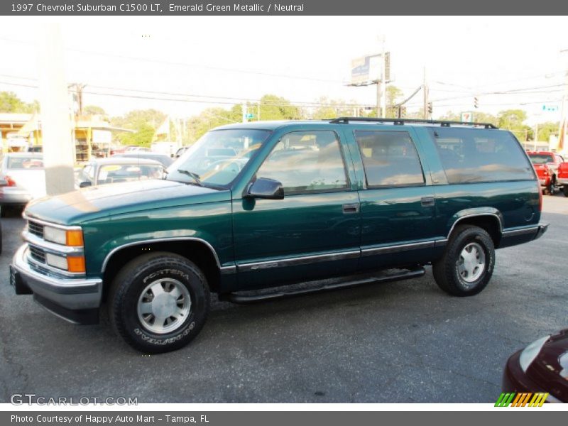  1997 Suburban C1500 LT Emerald Green Metallic