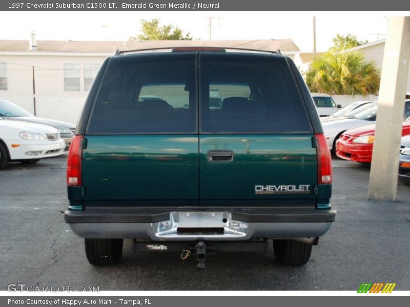 Emerald Green Metallic / Neutral 1997 Chevrolet Suburban C1500 LT