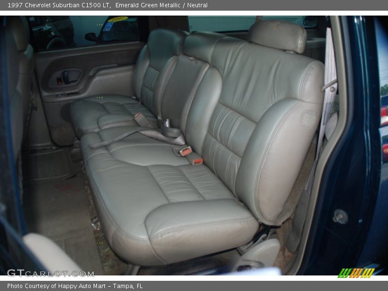 Emerald Green Metallic / Neutral 1997 Chevrolet Suburban C1500 LT
