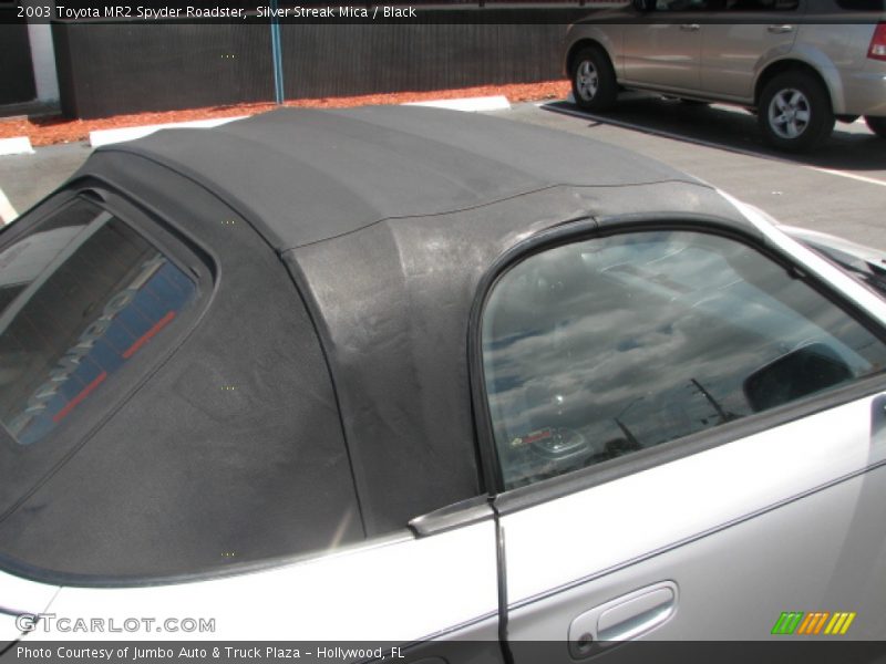 Silver Streak Mica / Black 2003 Toyota MR2 Spyder Roadster