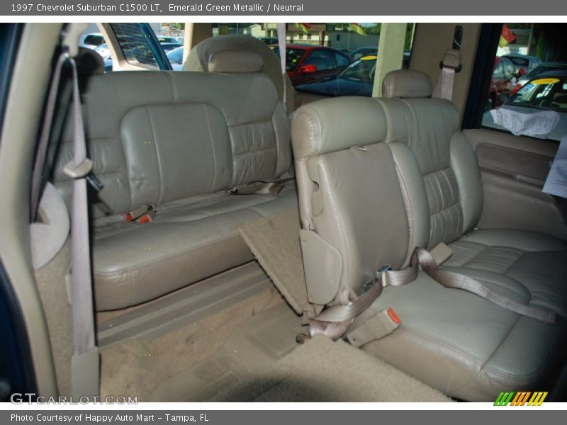 Emerald Green Metallic / Neutral 1997 Chevrolet Suburban C1500 LT