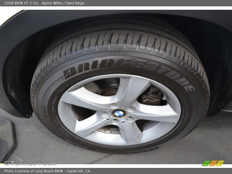 Alpine White / Sand Beige 2008 BMW X5 3.0si