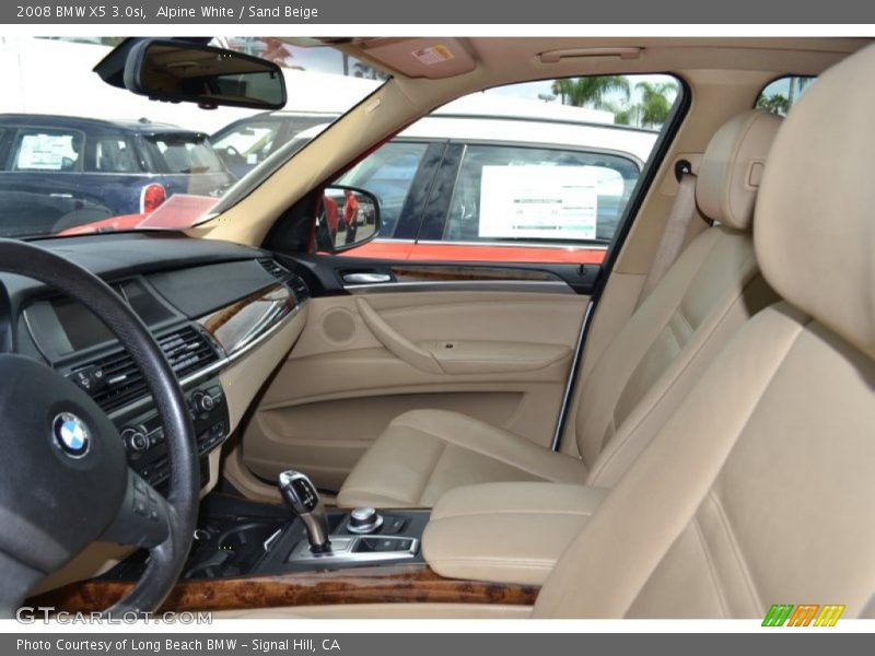 Alpine White / Sand Beige 2008 BMW X5 3.0si