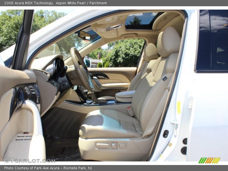Aspen White Pearl / Parchment 2008 Acura MDX Technology