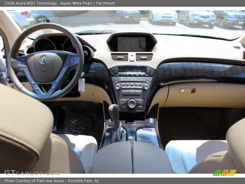 Aspen White Pearl / Parchment 2008 Acura MDX Technology