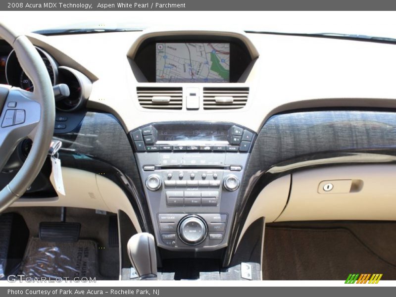 Aspen White Pearl / Parchment 2008 Acura MDX Technology