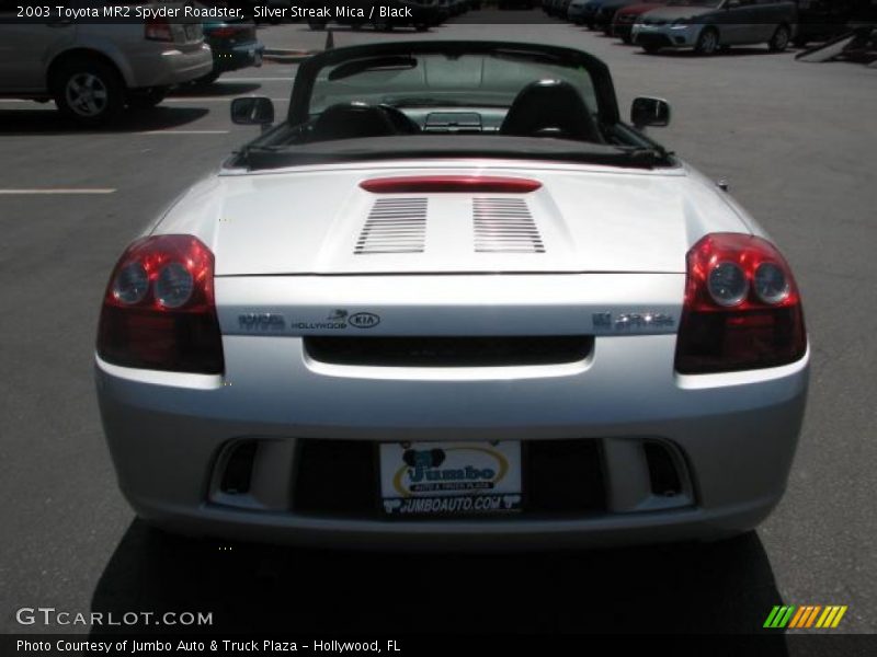 Silver Streak Mica / Black 2003 Toyota MR2 Spyder Roadster
