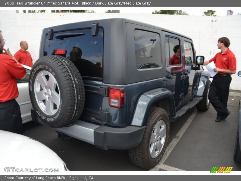 Black / Dark Slate Gray/Med Slate Gray 2008 Jeep Wrangler Unlimited Sahara 4x4