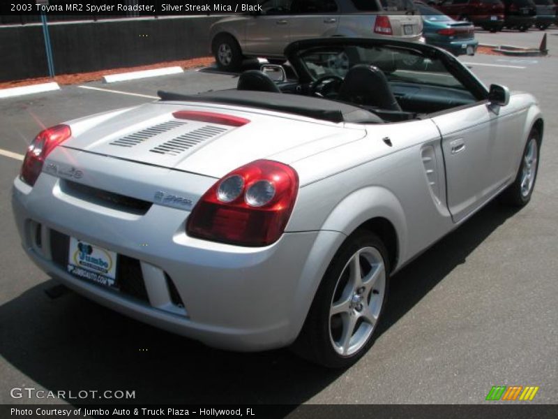 Silver Streak Mica / Black 2003 Toyota MR2 Spyder Roadster