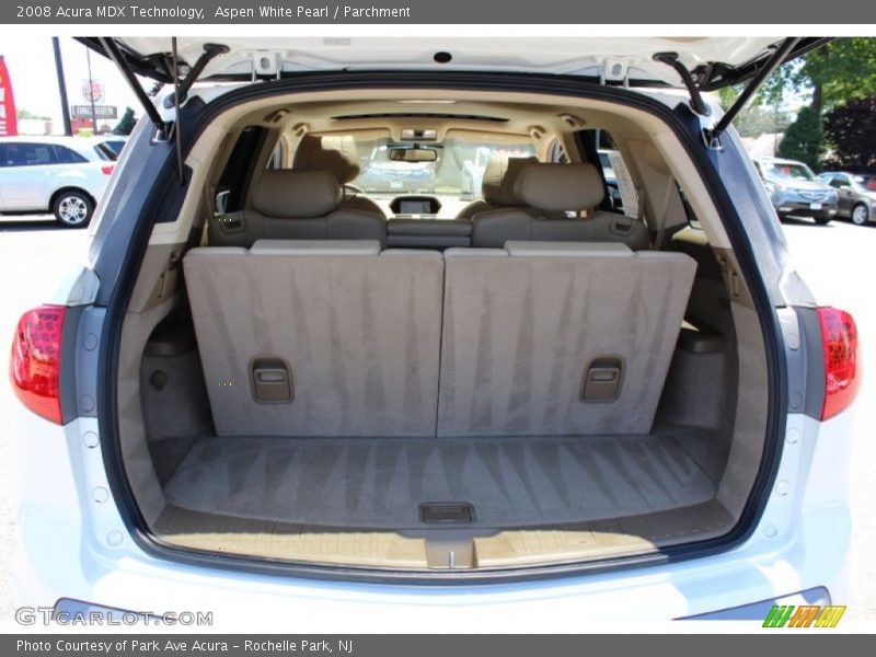 Aspen White Pearl / Parchment 2008 Acura MDX Technology