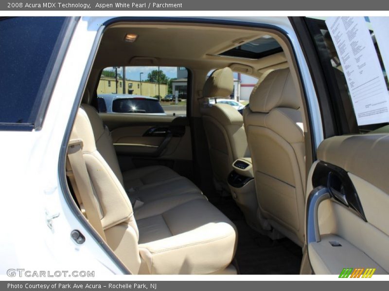 Aspen White Pearl / Parchment 2008 Acura MDX Technology