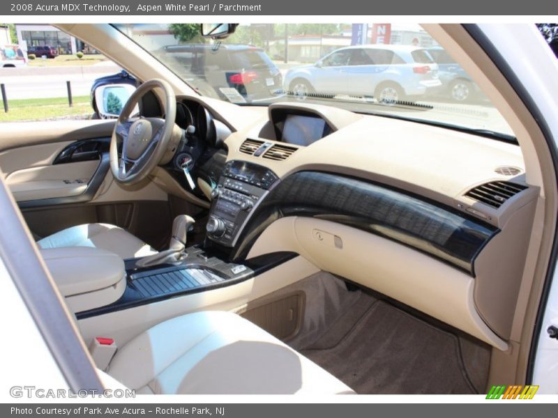 Aspen White Pearl / Parchment 2008 Acura MDX Technology