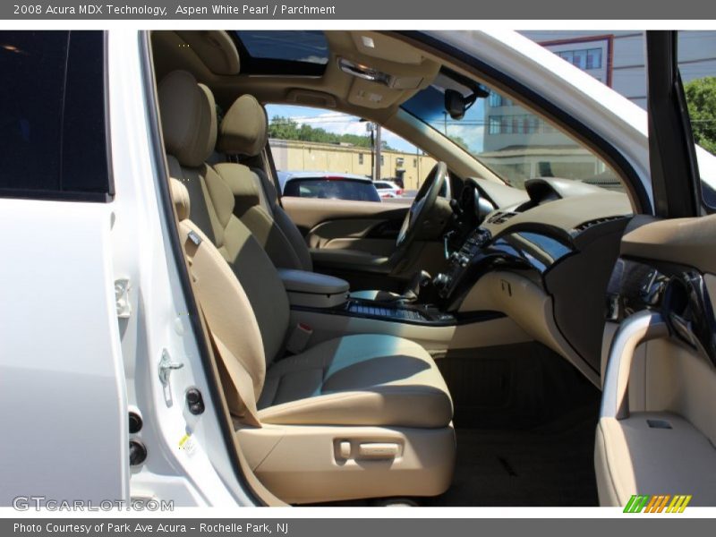 Aspen White Pearl / Parchment 2008 Acura MDX Technology