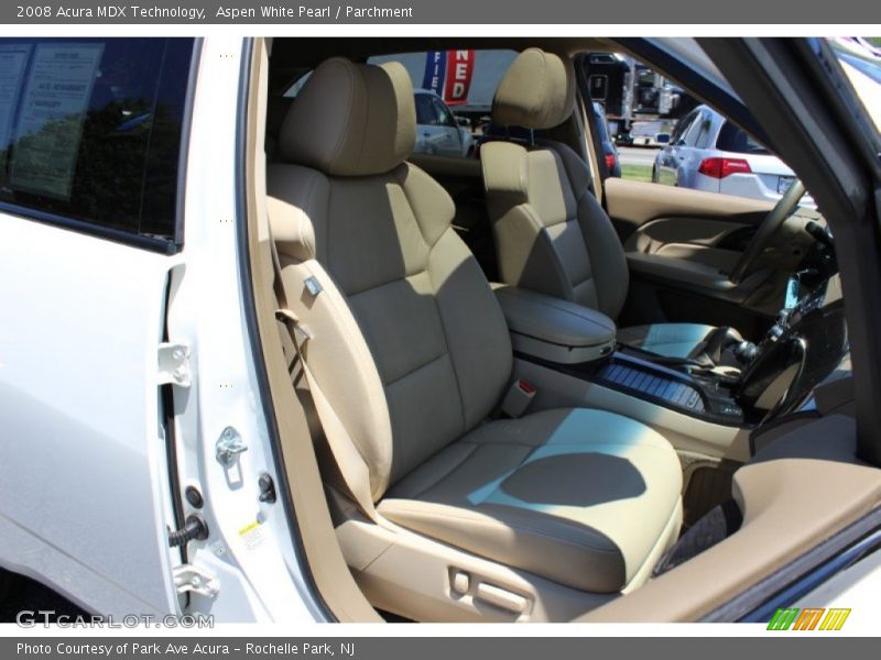 Aspen White Pearl / Parchment 2008 Acura MDX Technology